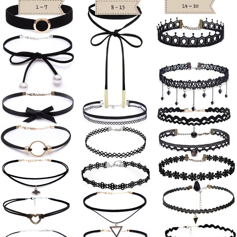 🔥20 piece lot! Assorted Chokers!